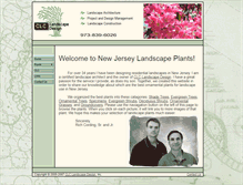 Tablet Screenshot of newjerseylandscapeplants.com